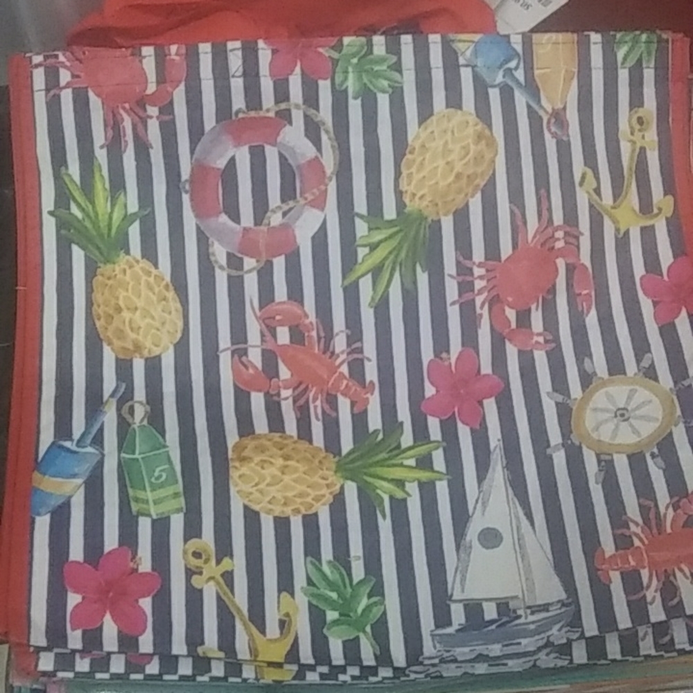 Reusable Nautical/ Sea Themed Bag